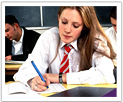 Woman studying at PTI Health College Medical Assistant School Arizona